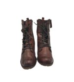 Botine dama Bugatti 39, piele, maro - imagine 3