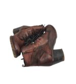 Botine dama Bugatti 39, piele, maro - imagine 4