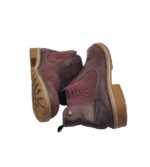 Ghete dama Hucke 38, imitație de piele, maro - imagine 4