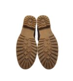 Ghete dama Hucke 38, imitație de piele, maro - imagine 5