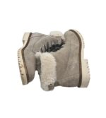 Ghete dama Landrover 37, piele intoarsa, gri, imblanite - imagine 4