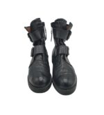 Ghete dama Mjus 37, piele, negru - imagine 3