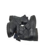 Ghete dama Mjus 37, piele, negru - imagine 4