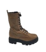 Ghete dama Lemon Tree 39, imitație de piele, maro