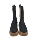 Cizme dama Catwalk 38, material textil, negru - imagine 3