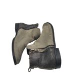 Botine dama Maripe 37.5, piele, gri - imagine 4