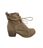 Botine dama Graceland 40, material textil, maro