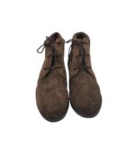 Botine dama Tailor 42, piele intoarsa, maro - imagine 3