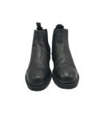 Ghete barbati Isso 41, piele, negru - imagine 3