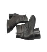 Botine dama Mattil 39, piele, negru - imagine 4