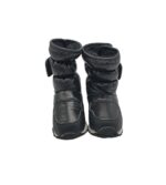 Cizme copii Fashion 27, imitație de piele, material textil, negru, imblanite - imagine 3