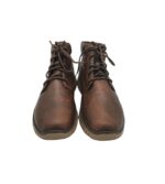 Ghete barbati Rieker 41, imitație de piele, maro, imblanite - imagine 3