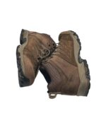 Ghete barbati Meindl 41, material textil, piele intoarsa, maro, Gore tex - imagine 4