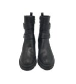 Ghete dama Tamaris 41, piele, negru - imagine 3