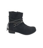 Botine dama Esmara 39, material textil, negru