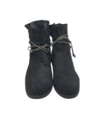 Botine dama Esmara 39, material textil, negru - imagine 3