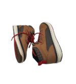 Ghete dama Play Hard 36.5, material textil, piele, maro - imagine 4