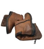 Cizme dama Remonte 38, piele, maro, captusite - imagine 4