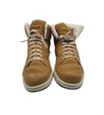 Adidasi barbati Adidas 43, imitație de piele, maro, imblanite - imagine 3