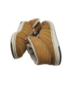 Adidasi barbati Adidas 43, imitație de piele, maro, imblanite - imagine 4