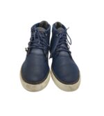 Tenisi barbati Lacoste 44, piele, albastru, captusite - imagine 3