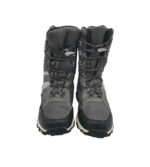 Cizme dama 38, material textil, gri negru, waterproof - imagine 3