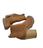 Botine dama New Look 38, material textil, imitatie de piele, maro - imagine 4