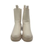 Ghete dama Young Spirit 39, imitație de piele, bej - imagine 3