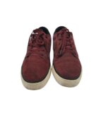 Tenisi barbati DC 47, piele intoarsa, visiniu - imagine 3