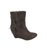 Botine dama Tom Tailor 38, material textil, bej