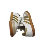 Adidasi dama Adidas 39, piele, piele intoarsa, alb - imagine 4
