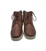 Ghete barbati Venice 43, imitatie de piele, material textil, maro, captusite - imagine 3