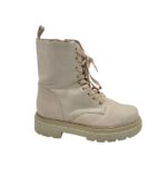 Ghete dama Graceland 39, imitatie de piele, bej