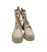 Ghete dama Graceland 39, imitatie de piele, bej - imagine 3