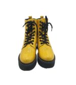 Ghete dama Jolana Fenena 38, imitație de piele, piele, galben - imagine 3
