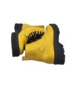 Ghete dama Jolana Fenena 38, imitație de piele, piele, galben - imagine 4