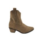 Botine dama Bellucci 38, material textil, bej