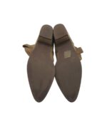 Botine dama Bellucci 38, material textil, bej - imagine 5