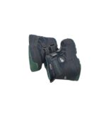 Ghete copii 25, imitatie de piele, negru - imagine 4