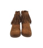 Botine dama Graceland 38, material textil, maro - imagine 3