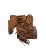 Botine dama Graceland 38, material textil, maro - imagine 4