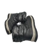 Cizme dama Esmara 40, imitație de piele, material textil, negru, imblanite - imagine 4