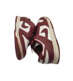 Adidasi barbati Nike 42, imitație de piele, piele, alb visiniu - imagine 4