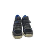 Adidasi copii Lico 30, piele intoarsa, imitatie de piele, negru gri - imagine 3