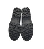 Cizme dama Cmp 39, piele intoarsa, alte materiale, maro negru, imblanite - imagine 5