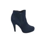 Botine dama Anna Field 38, material textil, bleumarin