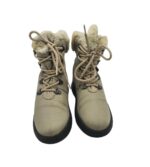 Ghete dama Willow 36, material textil, gri,  imblanite - imagine 3