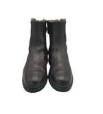 Cizme barbati Jomos 42, piele, negru, imblanite - imagine 3