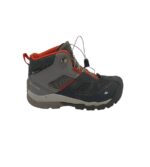 Ghete copii Quechua 37, material textil, imitatie de piele, gri, waterproof