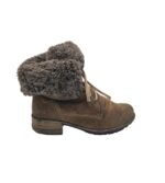 Ghete dama Josef Seibel 41, piele intoarsa, maro, imblanite